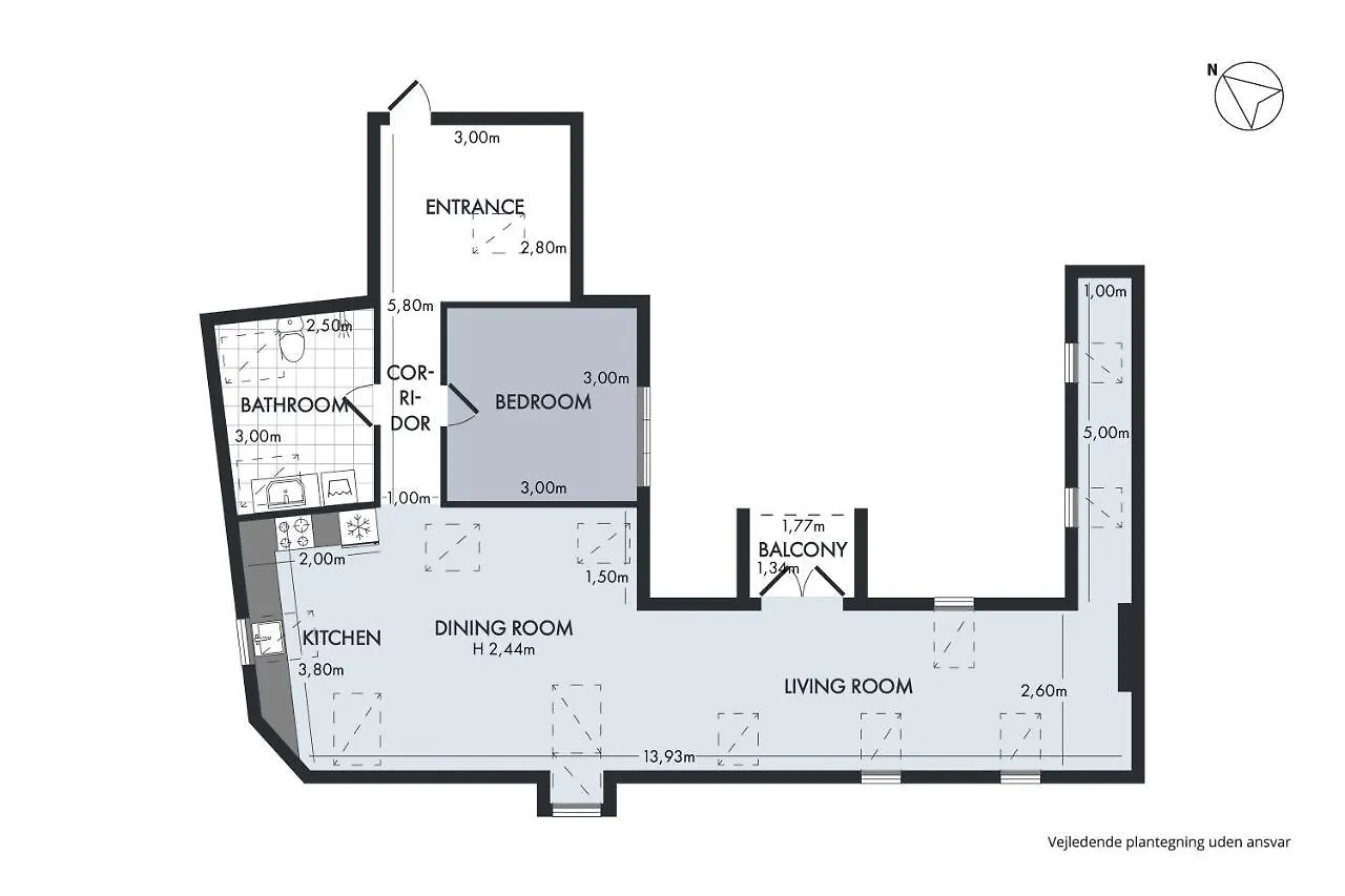 Sanders Regent - Adorable One-Bedroom Apartment Near Central Square Copenhague Dinamarca